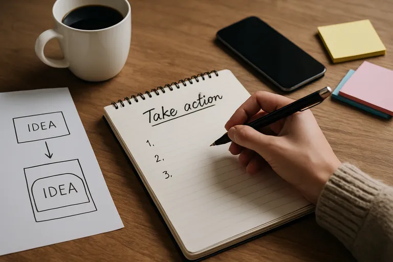 Van idee naar actie: zo maak je je plan haalbaar