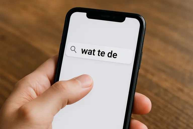 Wat betekent "wat te de"