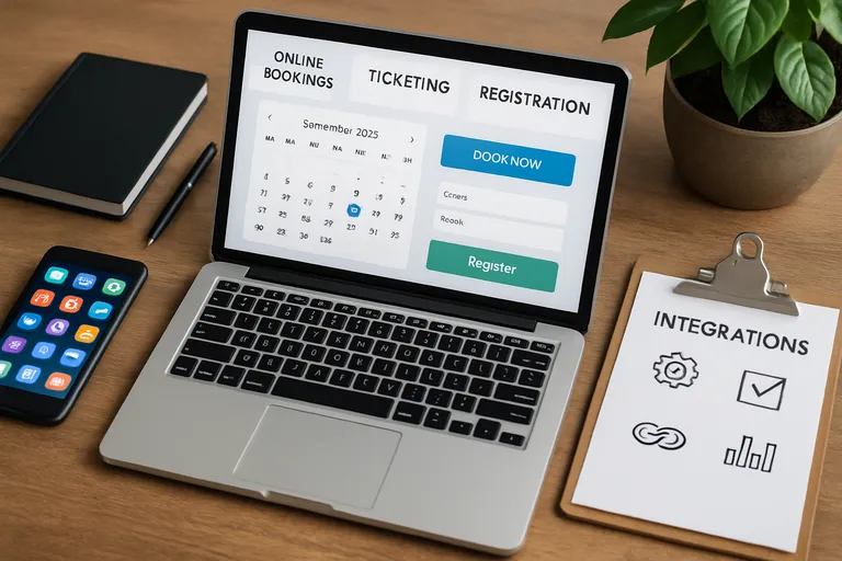 Tools en integraties voor event booking
